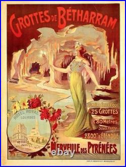 AFFICHE POSTER Grottes Betharram