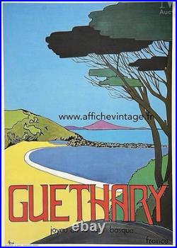 AFFICHE POSTER Guethary