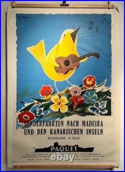 AFFICHE POSTER Îles Canaries