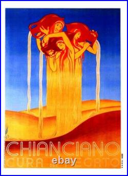 AFFICHE POSTER Italie Chianciano