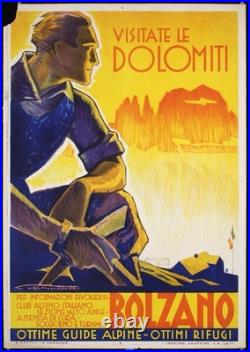 AFFICHE POSTER Italie Dolomiti Bolzàno