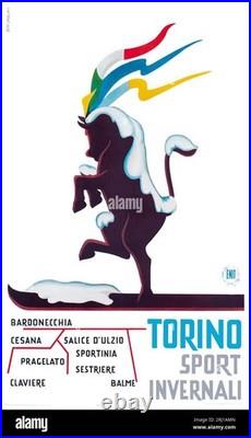 AFFICHE POSTER Italie Torino