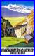 AFFICHE POSTER Jungfrau Bahn Suisse