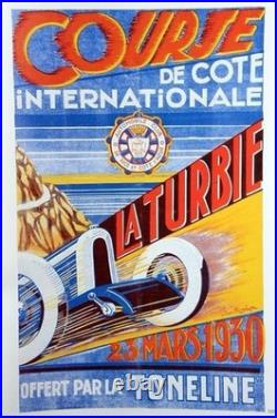 AFFICHE POSTER. La Turbie