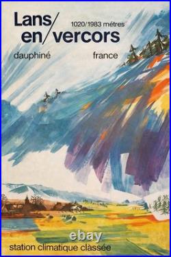 AFFICHE POSTER Lans En Vercors