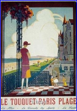 AFFICHE POSTER Le Touquet