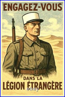 AFFICHE POSTER Légion Étrangère AFFICHE POSTER Légion Étrangère