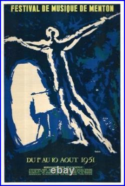 AFFICHE POSTER Menton