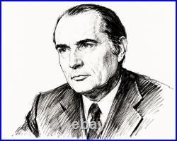 AFFICHE POSTER Mitterrand