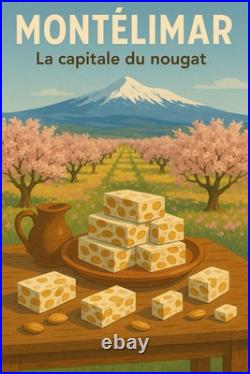 AFFICHE POSTER Montelimar Nougat