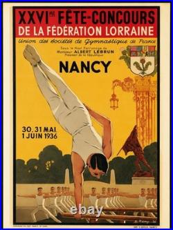 AFFICHE POSTER Nancy 1956