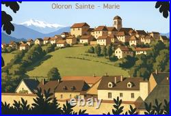 AFFICHE POSTER Oloron Sainte Marie AFFICHE POSTER Oloron Sainte Marie