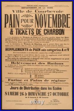 AFFICHE POSTER Pain. Boulanger