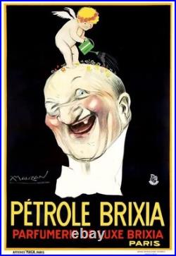 AFFICHE POSTER Pétrole Brixia