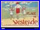 AFFICHE POSTER Plage Belgique Westende