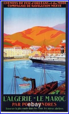 AFFICHE POSTER Port Vendres