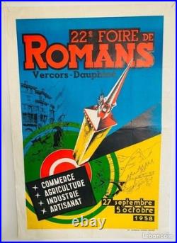 AFFICHE POSTER Romans 1958