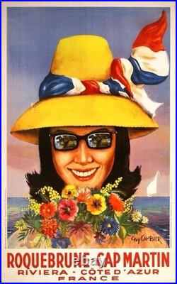AFFICHE POSTER Roquebrune