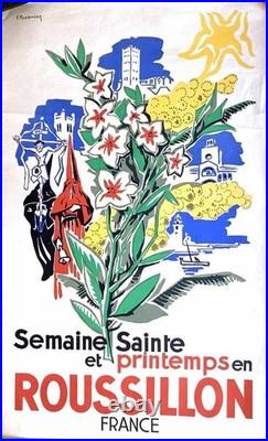 AFFICHE POSTER Roussillon