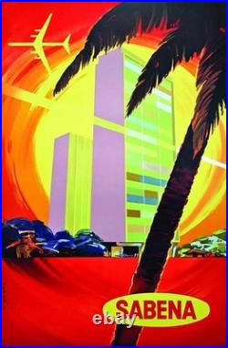 AFFICHE POSTER Sabena