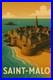 AFFICHE POSTER Saint Malo