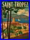 AFFICHE POSTER Saint Tropez