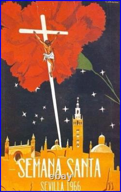 AFFICHE POSTER Sevilla 1966