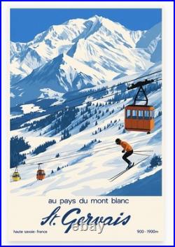 AFFICHE POSTER St Gervais
