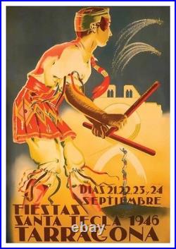 AFFICHE POSTER Tarragona 1946