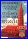 AFFICHE POSTER Toulouse 1938