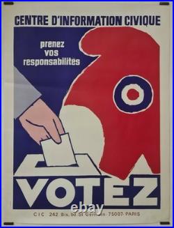 AFFICHE POSTER Votez