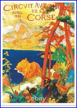 AFFICHE POSTER corse 1921