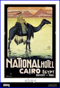 AFFICHE Poster Afrique Égypte