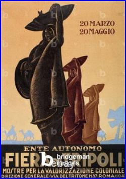 AFFICHE Poster Afrique Libye Tripoli