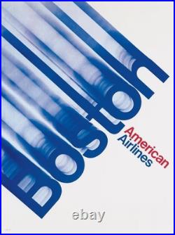 AFFICHE Poster Airlines Boston