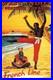 AFFICHE Poster Antilles Martinique Guadeloupe