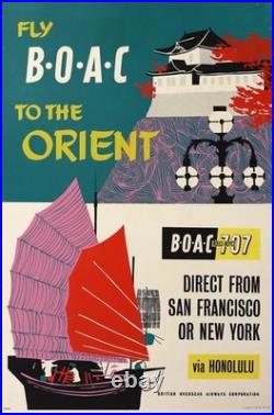 AFFICHE Poster Boac Orient