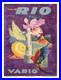 AFFICHE Poster Brésil Rio