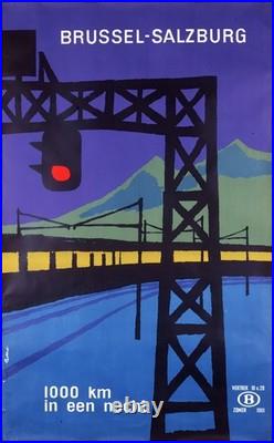 AFFICHE Poster Brussel Salzburg