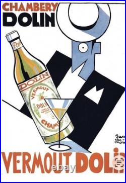 AFFICHE Poster Chambery Dolin Vermouth Chamberyzette
