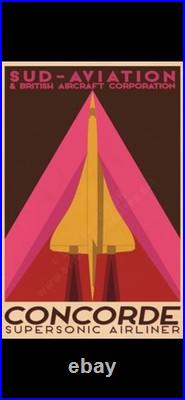 AFFICHE Poster Concorde