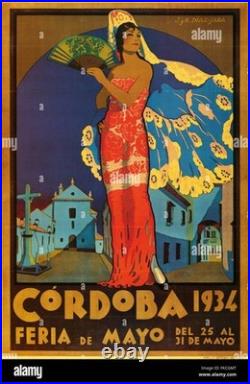 AFFICHE Poster Cordoba 1934