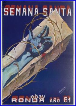 AFFICHE Poster Espagne Ronda 1981