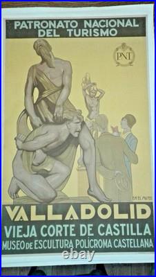 AFFICHE Poster Espagne Valladolid