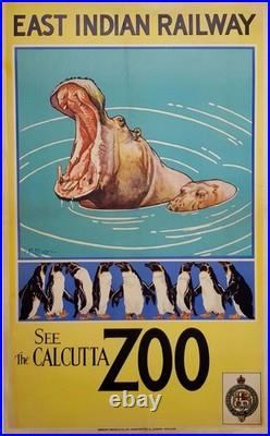 AFFICHE Poster Inde India Calcutta