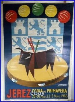 AFFICHE Poster Jerez 1966