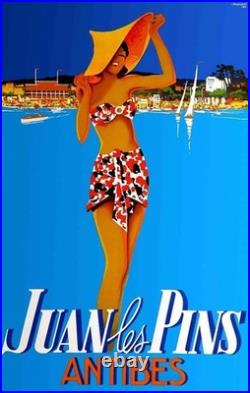 AFFICHE Poster Juan Les Pins
