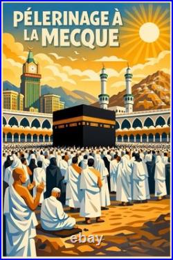 AFFICHE Poster La Mecque Macca