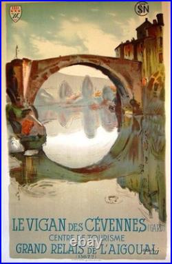 AFFICHE Poster Le Vigan Cévennes