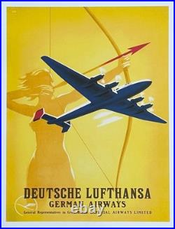 AFFICHE Poster Lufthansa